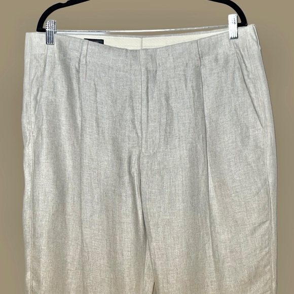 NWT J. Crew Crosby Classic-Fit Linen Pleated Herringbone Suit Pant, W 34 X L 30 - Picture 6 of 12
